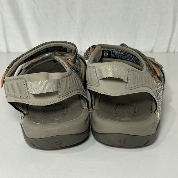 TEVA WOMEN TIRRA TAUPE MULTI STRAPPY SPORTS SANDALS Hiking US 9 - Picture 4 of 6